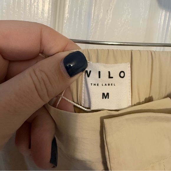 Women’s Anthropologie Wilo the Label Clay Cargo Pants Size MediumTan New - Picture 4 of 7
